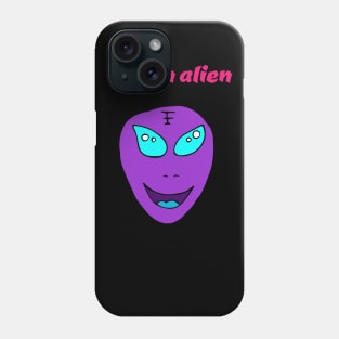 Alien face Phone Case