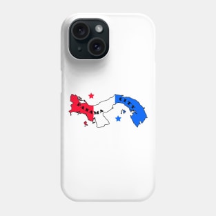 Panama city map Phone Case