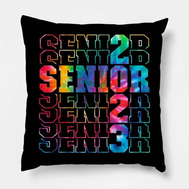 Class Of 2023 Senior 2023 Graduation or First Day Of School Pillow by Ene Alda