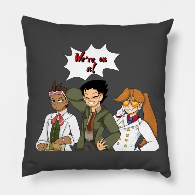 Detectives on the case! Pillow by CutieSweetCakes