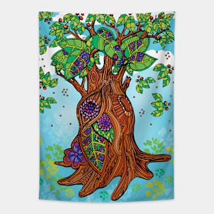 Very Very Berry Tree Tapestry