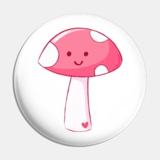 Lil pink mushroom Pin