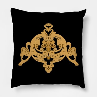 Classic Gold Coat of Arms Pillow