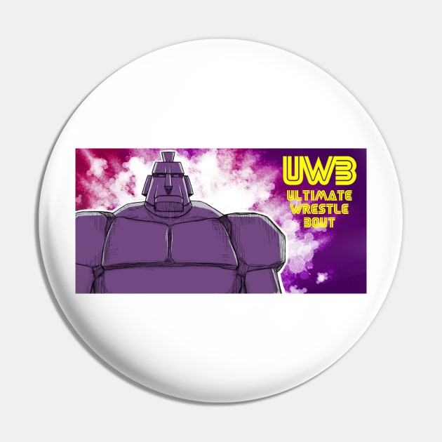 Ultimate Wrestle Bout Golemite Promo Pin by sketchbooksage