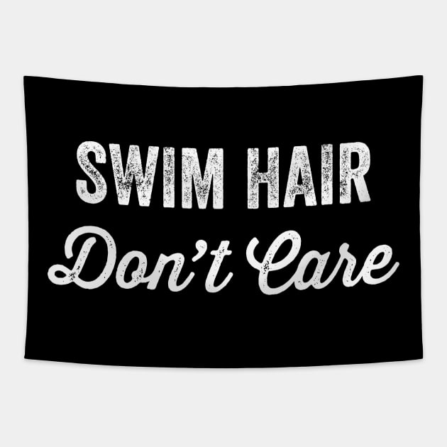 Swim hair don't care Tapestry by captainmood