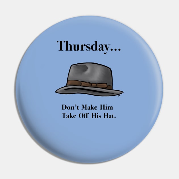Thursday’s Hat Pin by JaqiW