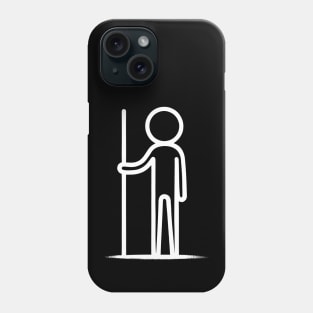 Stickman Leader - white Phone Case