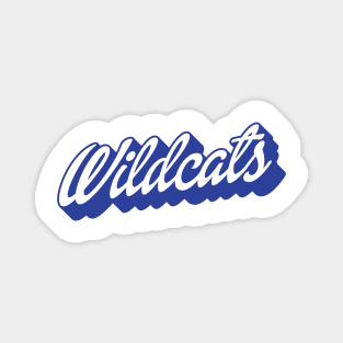 Wildcats Script Magnet