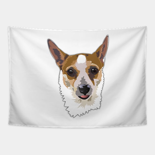 Rat Terrier Tapestry by Indigoego
