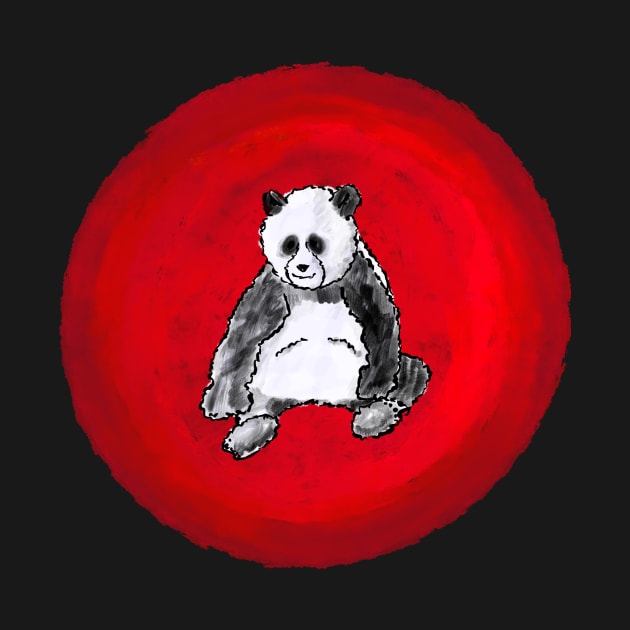 Resting Panda by Coin Road Studio