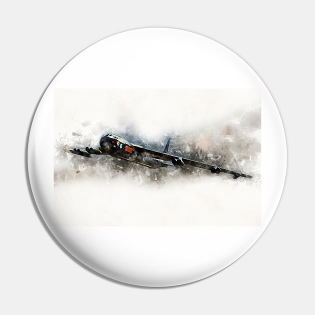 B-52 Diamond Lil - Painting Pin by aviationart