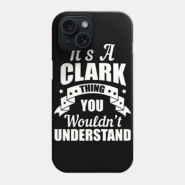 Clark Thing Phone Case by moclan