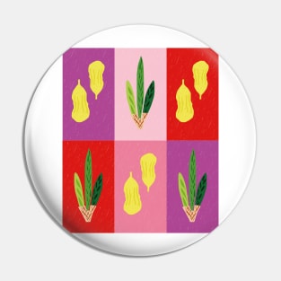 Lulav &amp; Etrog Camden Passage Pop Art Grid Pin