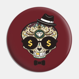 cool candy skull Pin