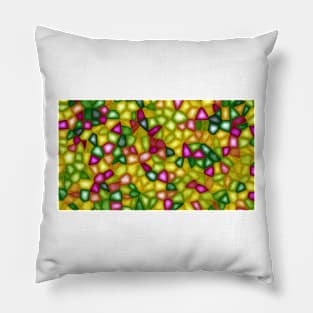 Multicolored Mosaic Pattern Pillow