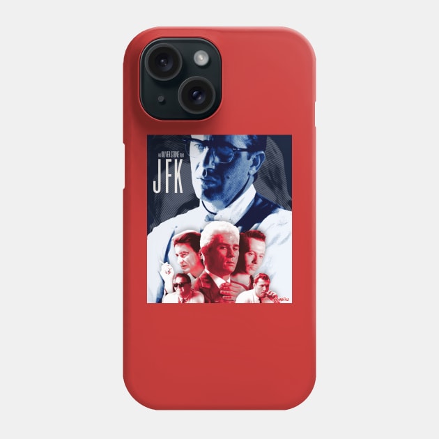 JFK Movie custom poster 2 Phone Case by Nonesz Workshop