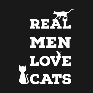 Real men love cats T-Shirt