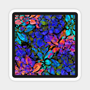 Neon Petal Punch - Bold and Bright - Digitally Illustrated Abstract Flower Pattern for Home Decor, Clothing Fabric, Curtains, Bedding, Pillows, Upholstery, Phone Cases and Stationary Magnet