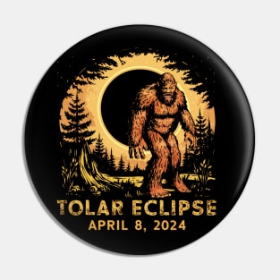 Solar Eclipse, April 8 2024 bigfoot Pin