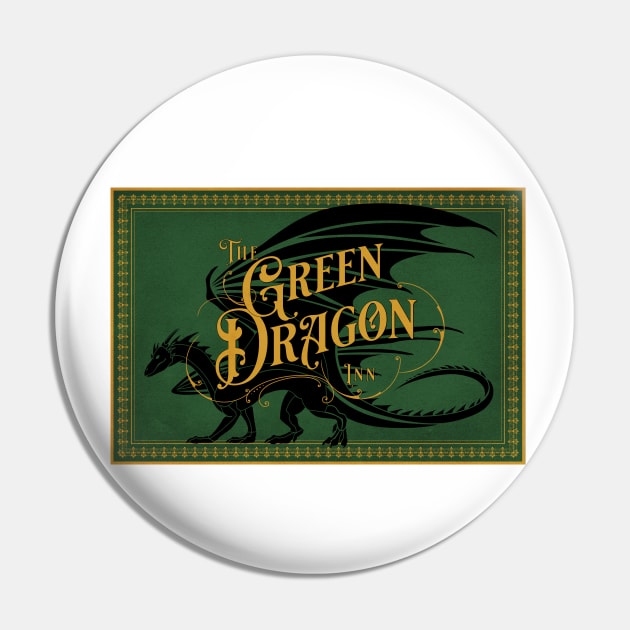 The Green Dragon Pin by Popmosis Design