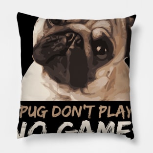 Shooter Pug Pillow