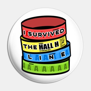 I Survived the Hall H Line - Wristbands Pin