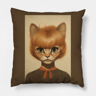 Female Anthropomorphic Cat Pillow