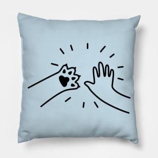 Dog Paw High-Five Pillow