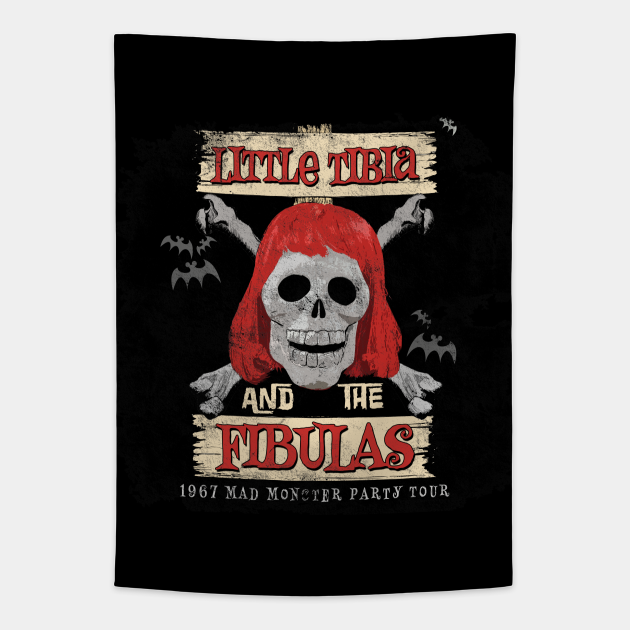 Little Tibia and the Fibulas Mad Monster Party distressed Mad