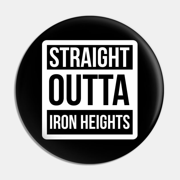 DC Straight outta Iron Heights Pin by NEFT PROJECT