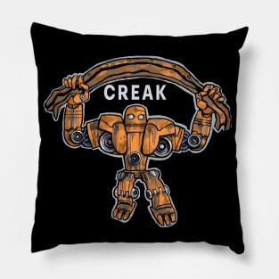 Dieselpunk robot Pillow