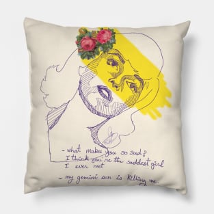 Marilyn's Gemini Sun Pillow