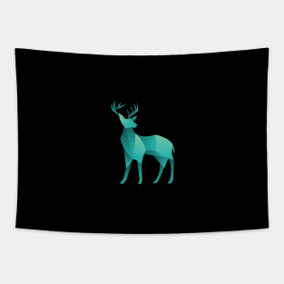 geometric deer Tapestry