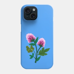 Clover flowers Phone Case