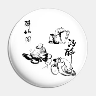 Drunken Buddhas Pin