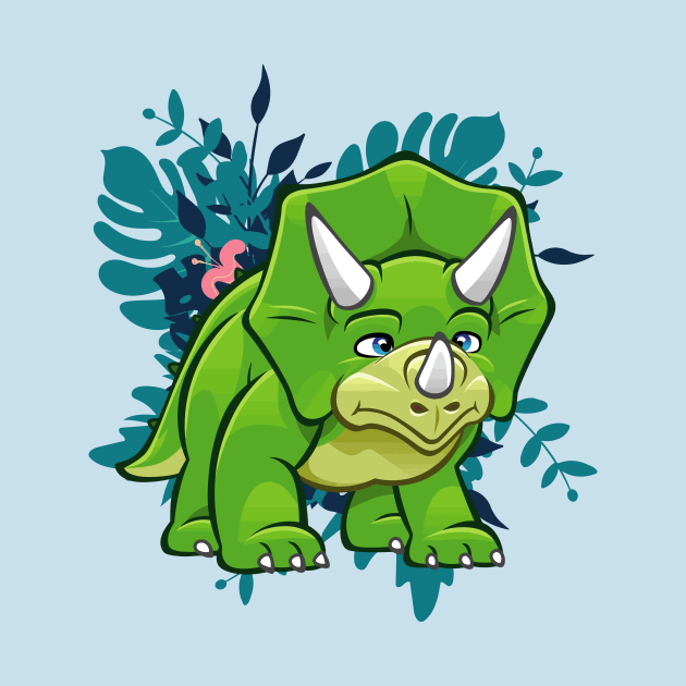 Baby Triceratops by WorldDinosaurs