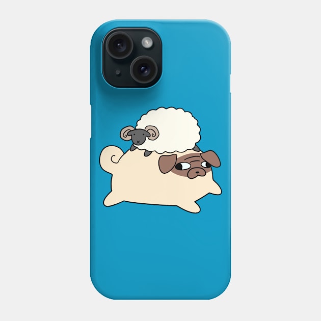 Pug and Little Ram Phone Case by saradaboru