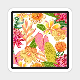 Tropical blooms Magnet