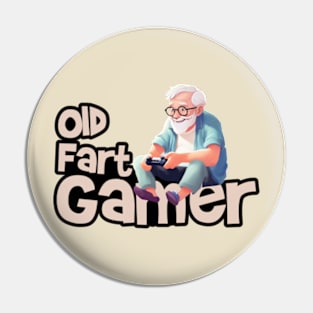 Old Fart Gamer Pin