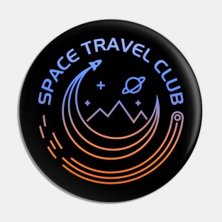 Space Travel Club Pin