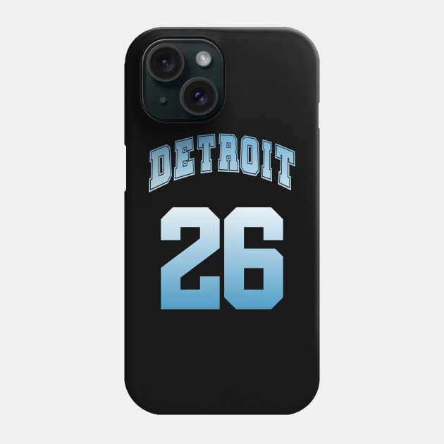 Lions 26 Phone Case by NFLapparel