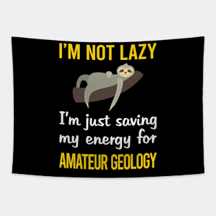 Funny Lazy Amateur Geology Geologist Rockhounding Rockhound Rock Collecting Tapestry