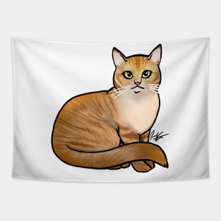 Cat - British Shorthair - Orange Tabby Tapestry