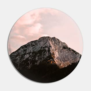 Red Sunset on Rocky Mountain Pin