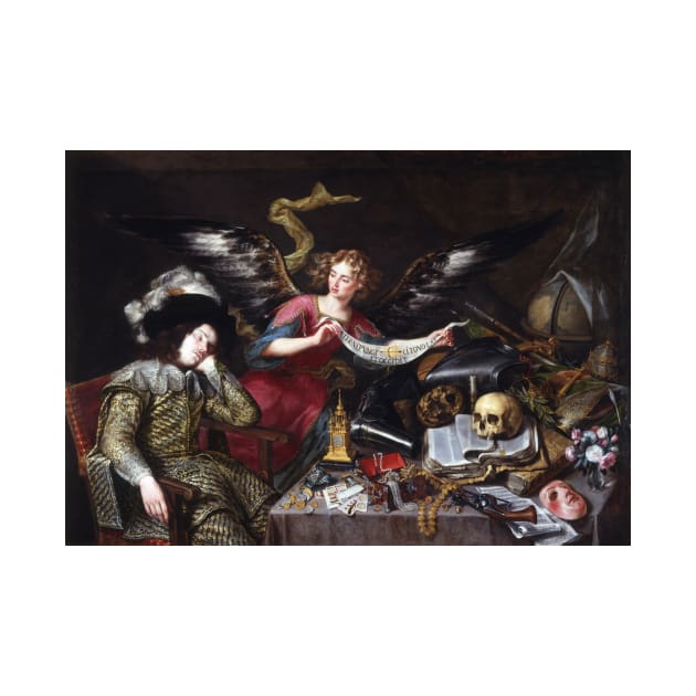 The Knight's Dream by Antonio de Pereda by Classic Art Stall