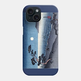 19th C. Moonlit Japanese Beach Phone Case