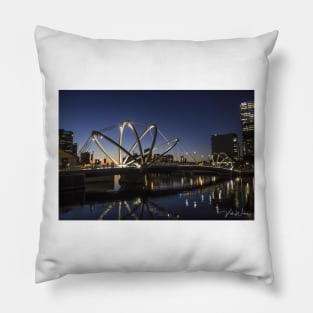 The Seafarers Bridge, South Wharf,  Melbourne, Victoria, Australia. Pillow