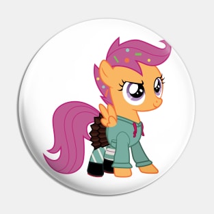 Scootaloo as Vanellope Pin