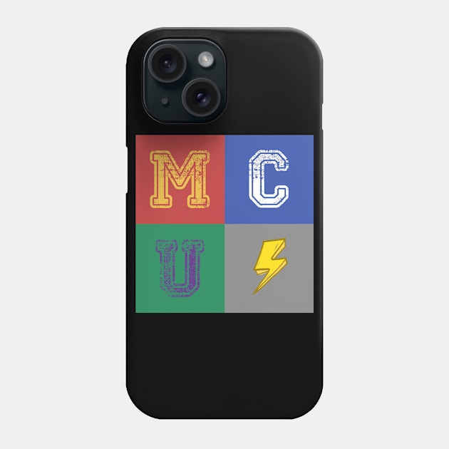 Old School MCUniversity Logo Phone Case by Marvel Cinematic University