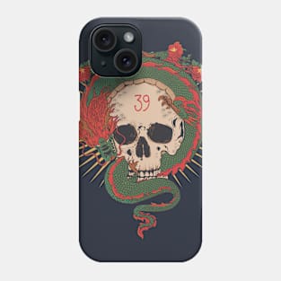 roses dragon skull Phone Case